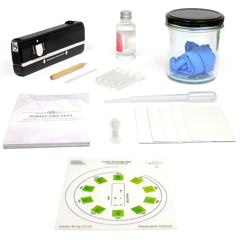 Cocaine Purity (TLC) Multi-Use Test Kit